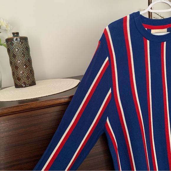 Frederik Anderson Copenhagen Retro Striped Sweater, Size Large - Picture 4 of 9